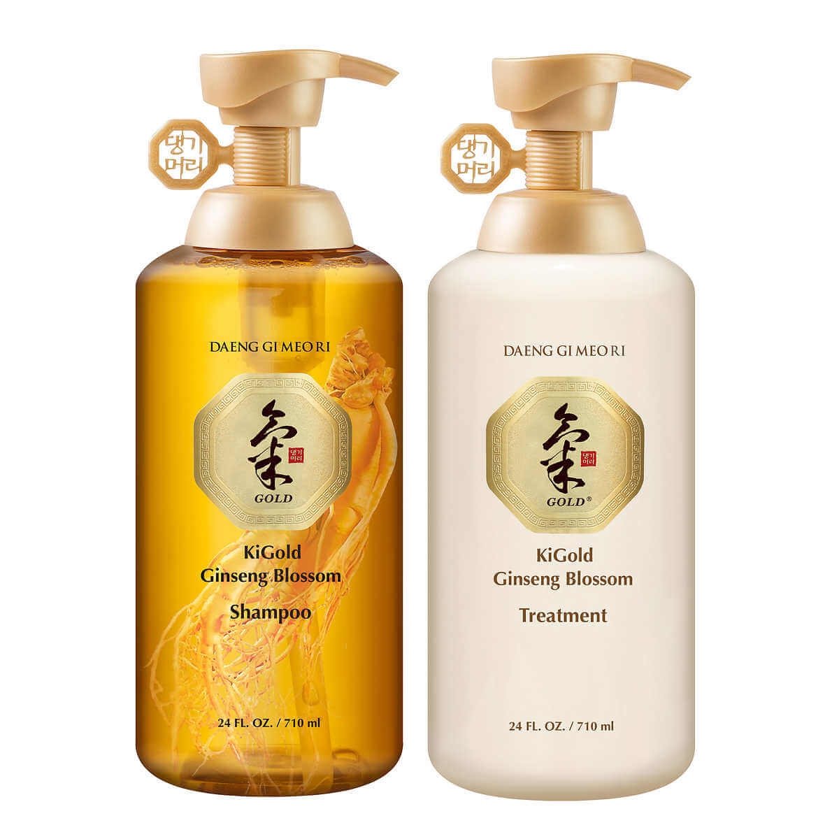 Daeng Gi Meo Ri Ki Gold Ginseng Blossom Shampoo & Treatment Set