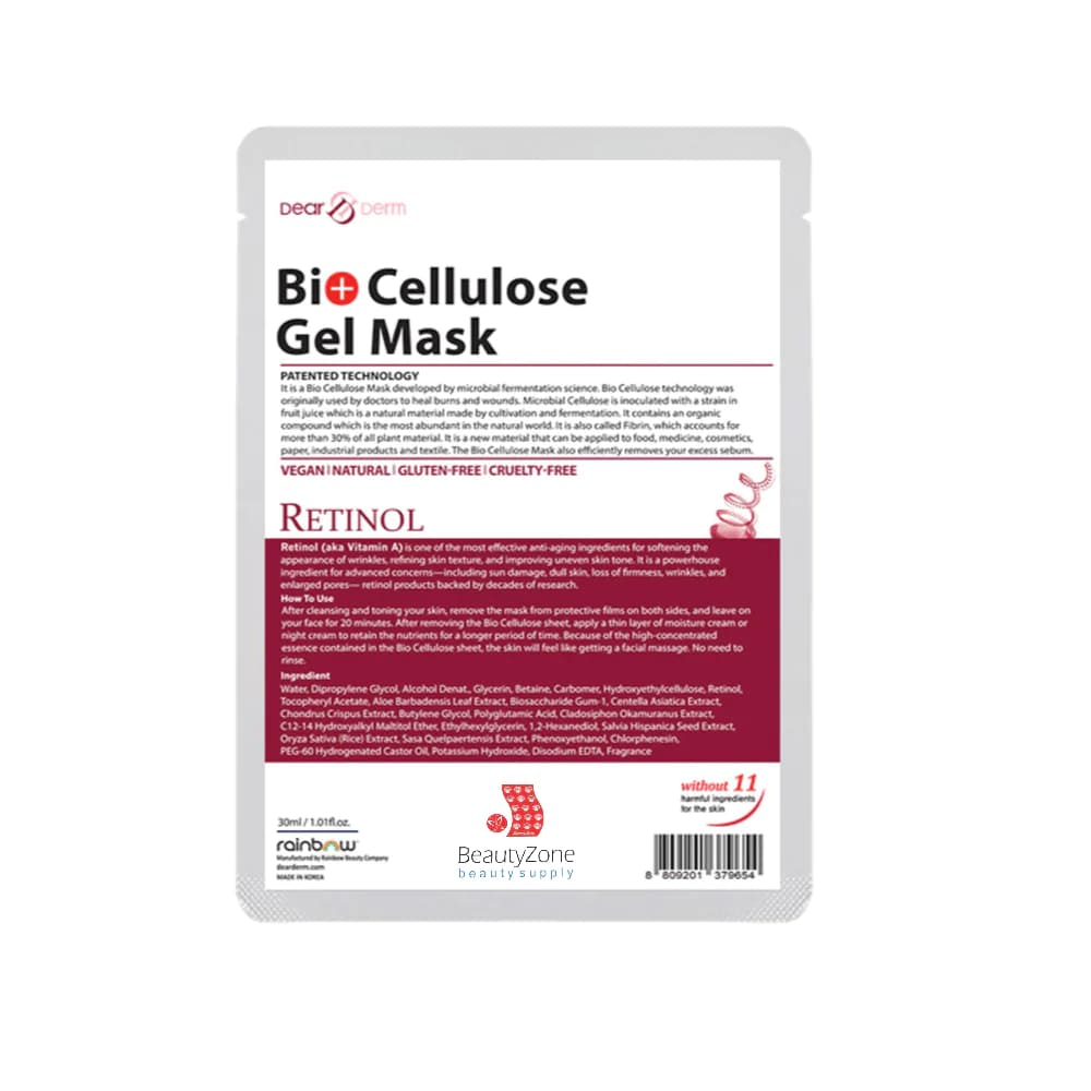 Bio Cellulose Gel Mask – Retinol 1ct