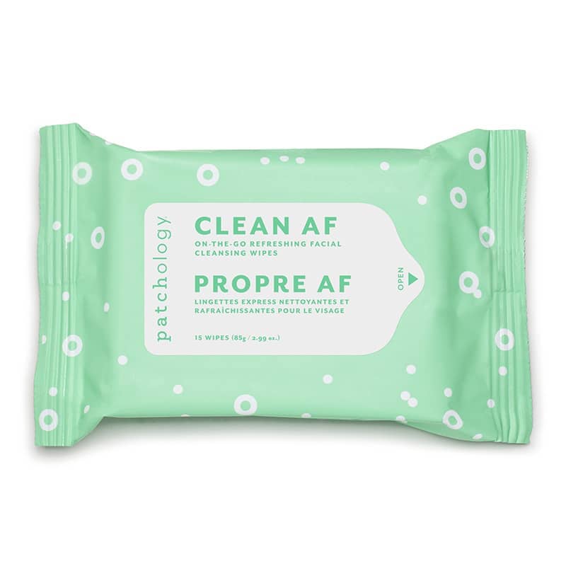 Clean AF Facial Cleansing Wipes - 15 Pack