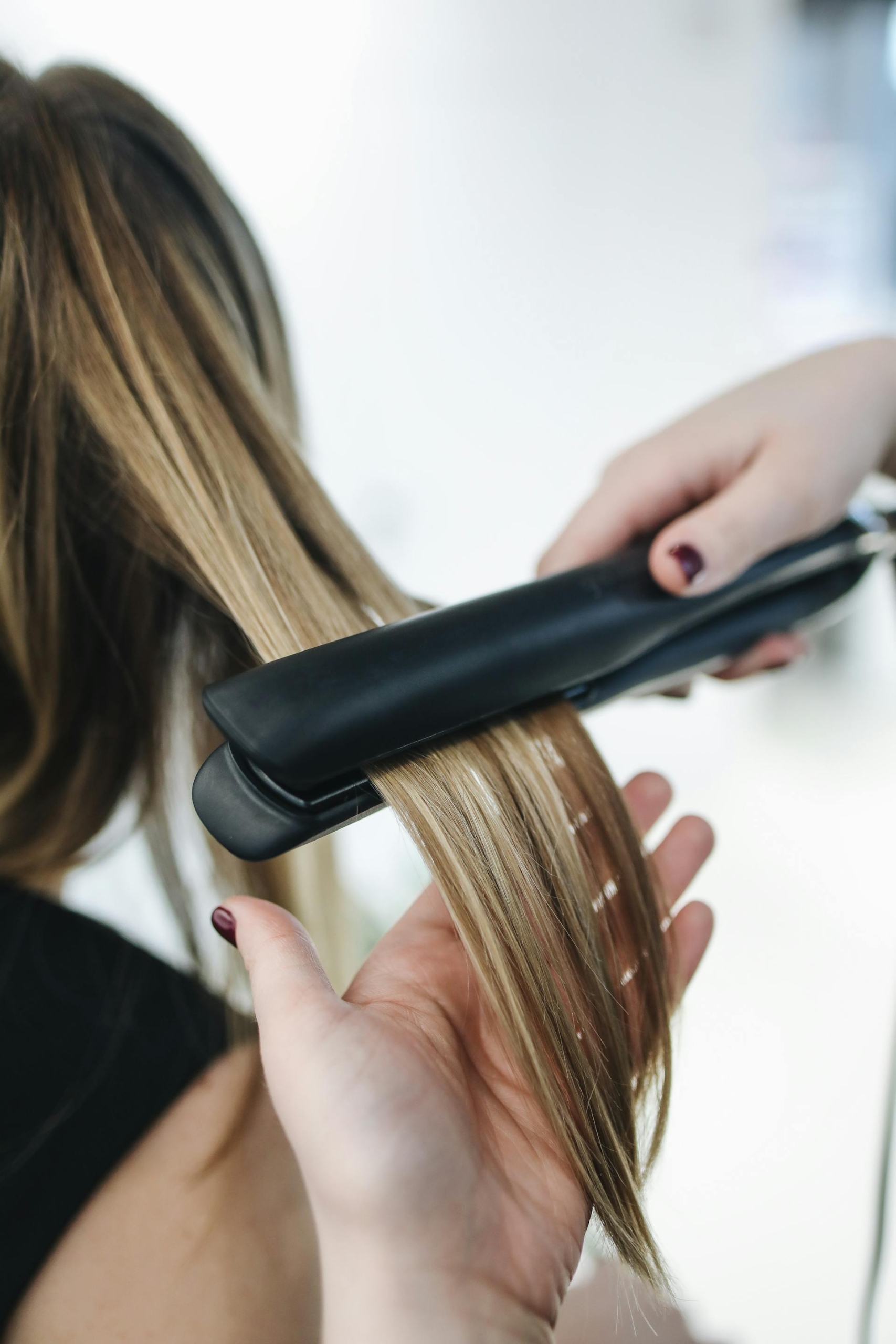 Shampoo Press, Flat Iron and Trim