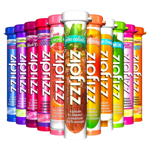 Zipfizz Multi-Vitamin Energy Hydration Drink Mix – 30 Tubes