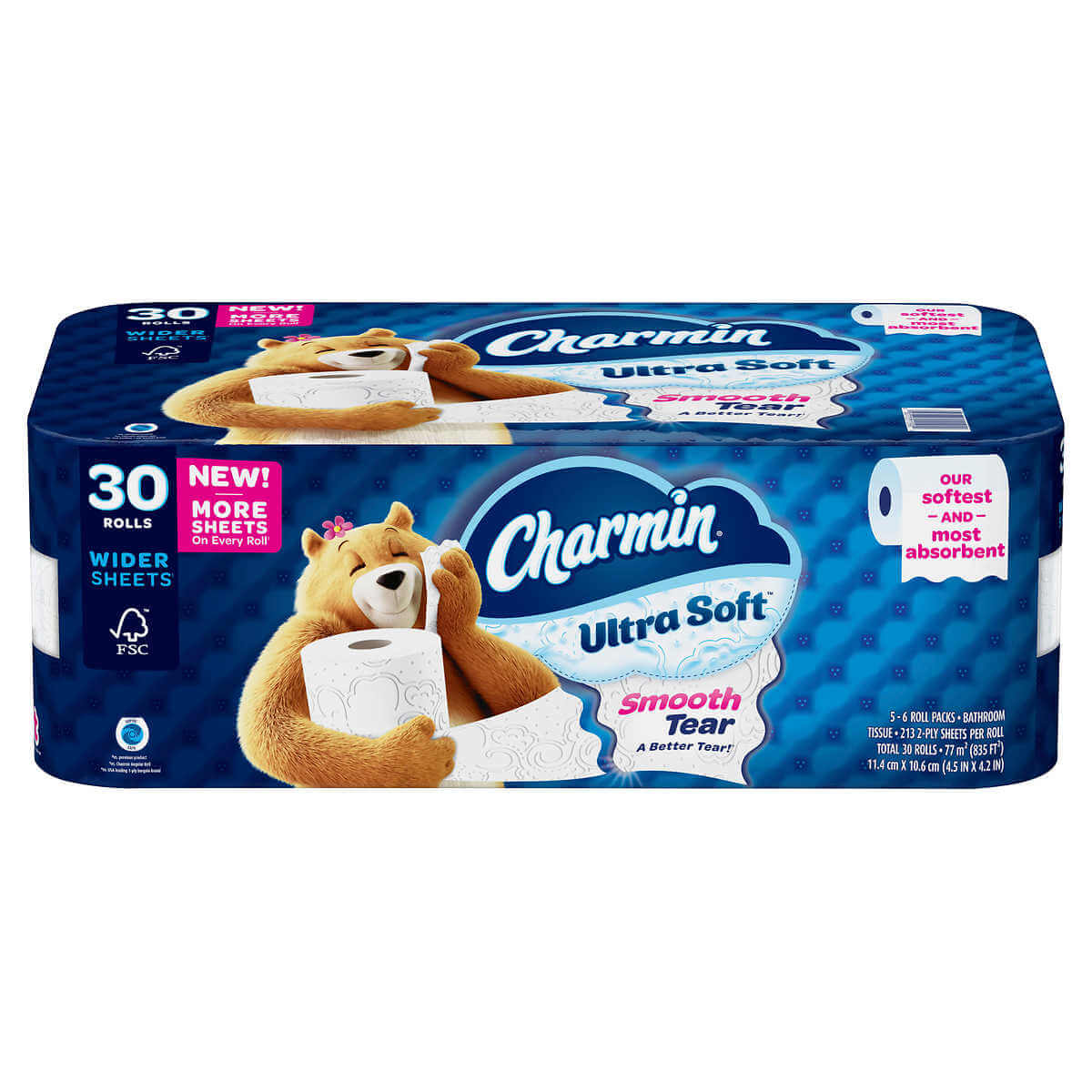 Charmin Ultra Soft 2-Ply Bath Tissue - 213 Sheets - 30 Rolls