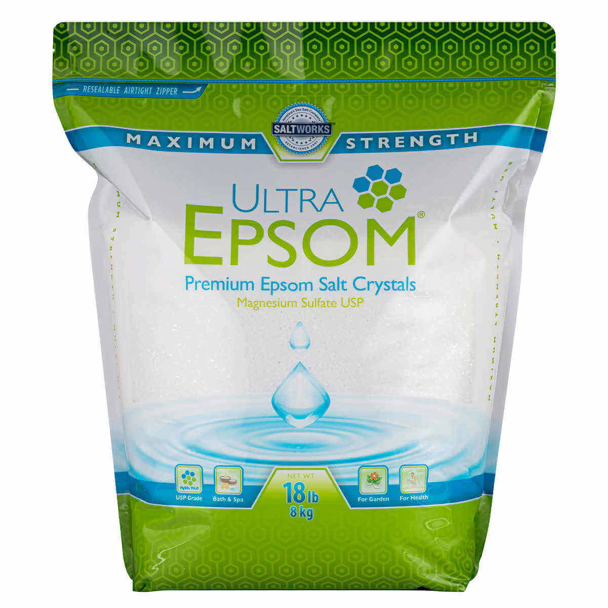 Ultra Epsom Unscented Bath Salt - 18 Pound Bag