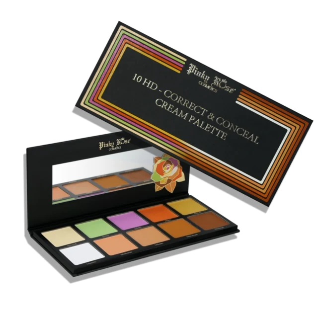 10HD Correct and Conceal Cream Palette